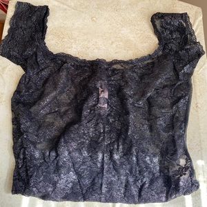 Victoria secret  sexy and lace shimmer one piece